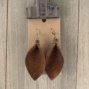 Leather/suade earrings